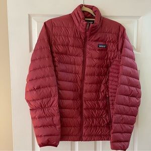 Patagonia Down Sweater Jacket in Pink - Women’s Large